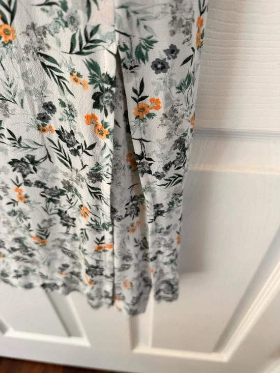 Loft Outlet Floral Ruffled Strap Dress - Picture 4 of 6